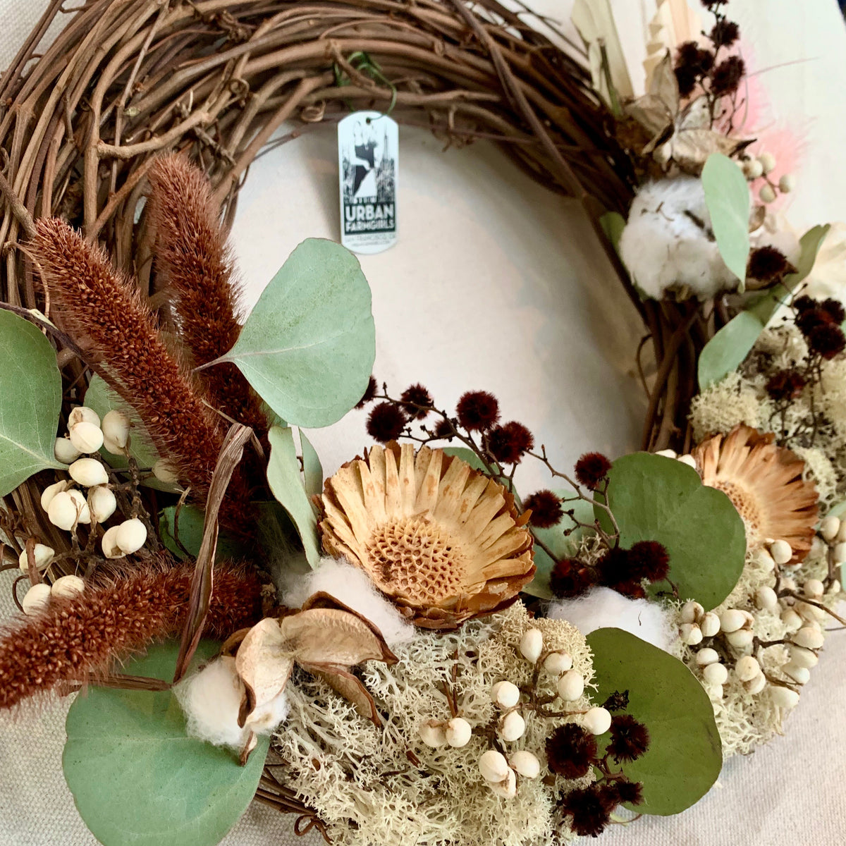 Dry Spring Wreath – ShopUrbanFarmgirlsCo